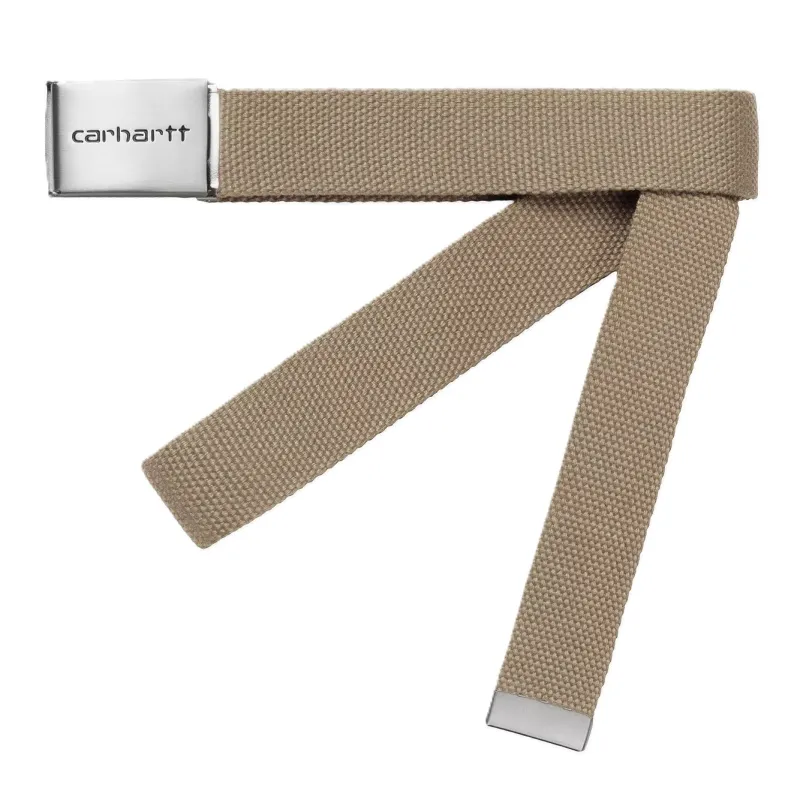 Carhartt WIP Clip Belt Chrome Leather sold by Kong
