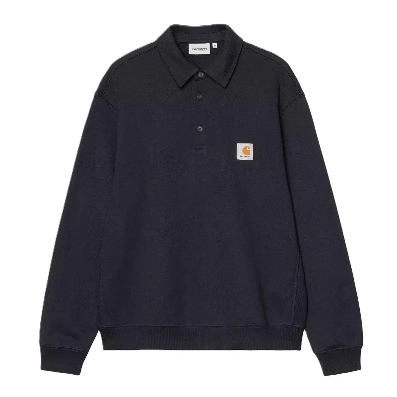 Carhartt Polo Sweatshirt Deep Night sold by Kong