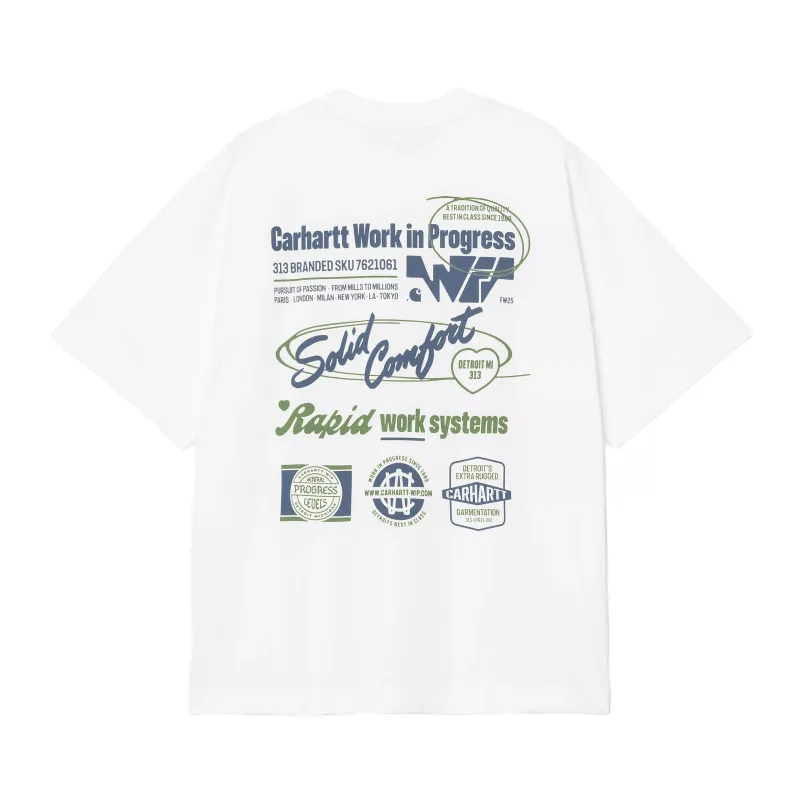 Carhartt Networks T Shirt White sold by Kong