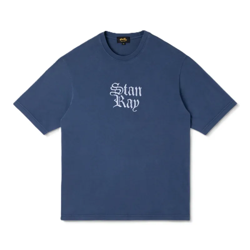 Stan Ray Olde Script Tee Navy sold by Kong