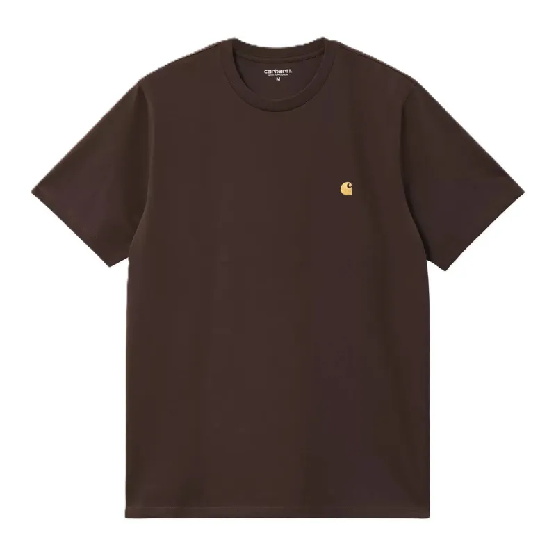 Carhartt S/S Chase T-Shirt Tobacco / Gold sold by Kong