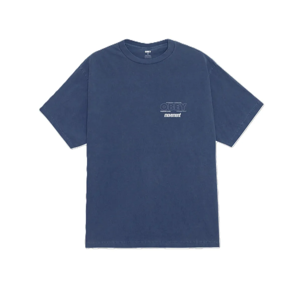 Obey Persistent Movement T-Shirt Pigment Dark Denim sold by Kong product image thumbnail 2