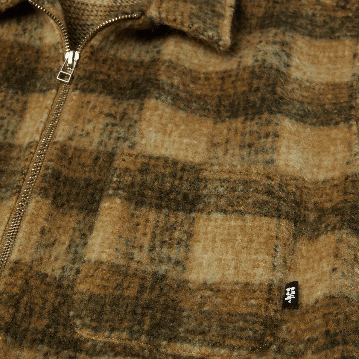 Huf Megablast Plaid Jacket Desert sold by Kong product image thumbnail 4