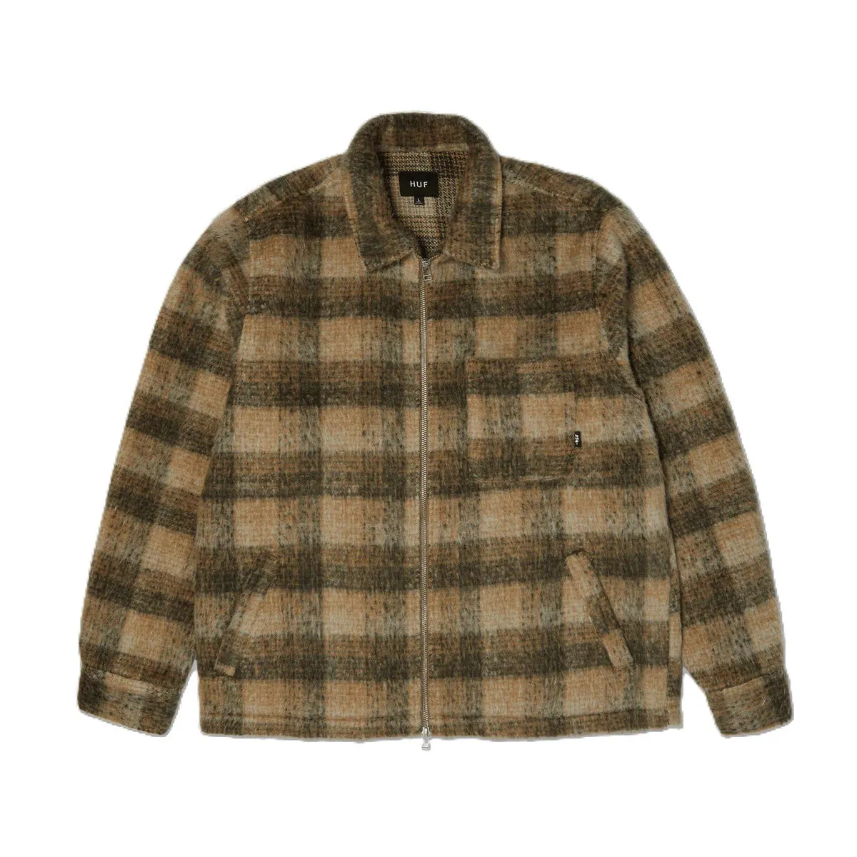 Huf Megablast Plaid Jacket Desert sold by Kong