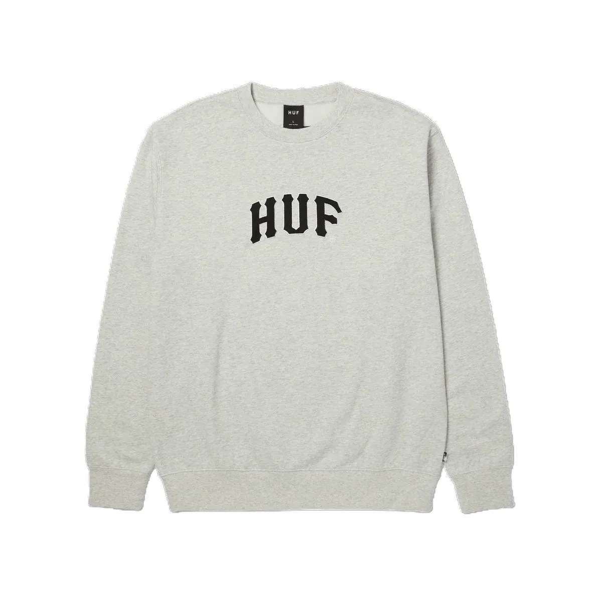 Huf Arch Applique Crewneck Sweatshirt Ash sold by Kong