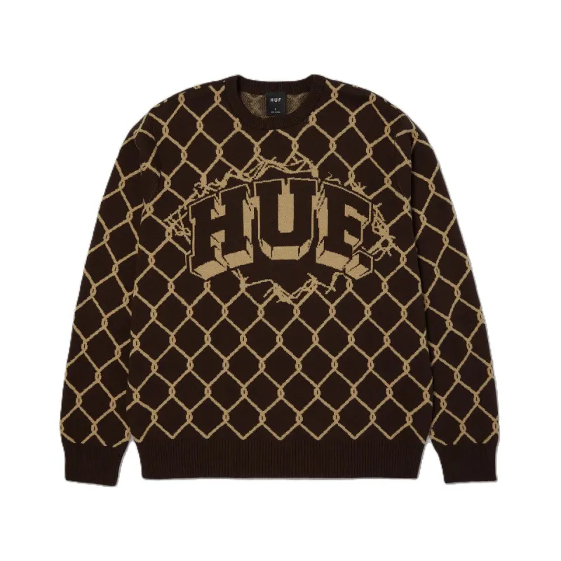 Huf Breakthrough Crewneck Sweater Bison sold by Kong