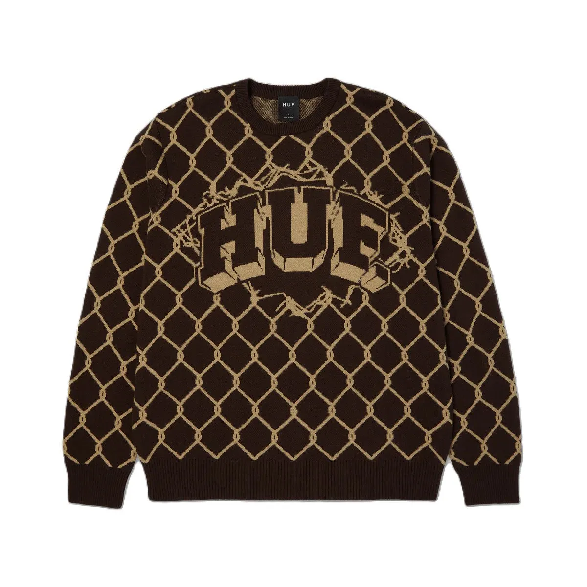Huf Breakthrough Crewneck Sweater Bison sold by Kong