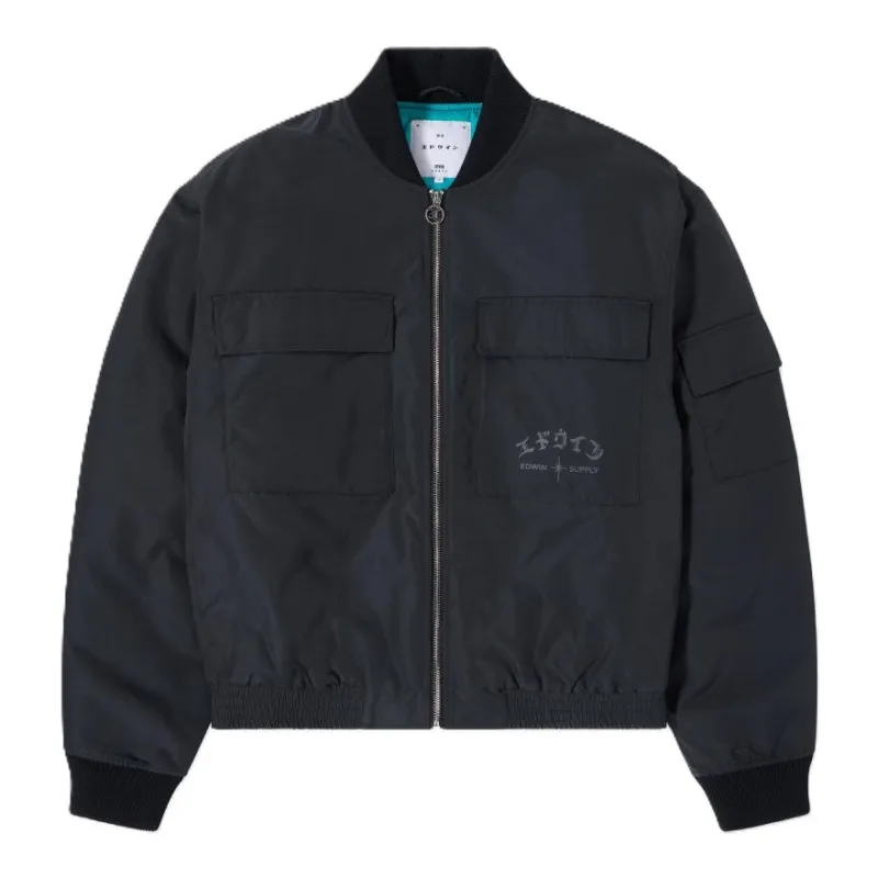 Edwin Ultra Bomber Black sold by Kong