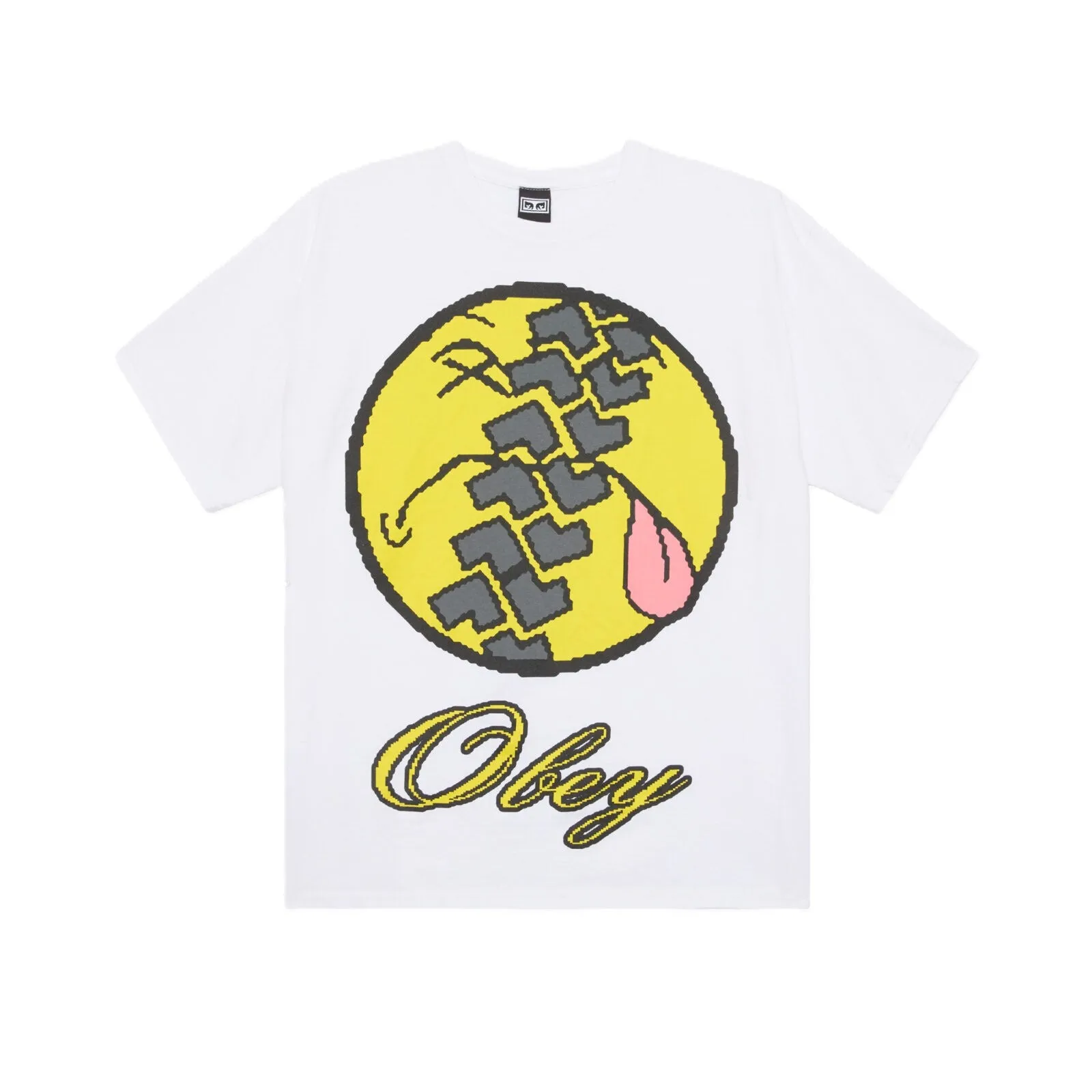 Obey Smile Tyre Vintage T White sold by Kong