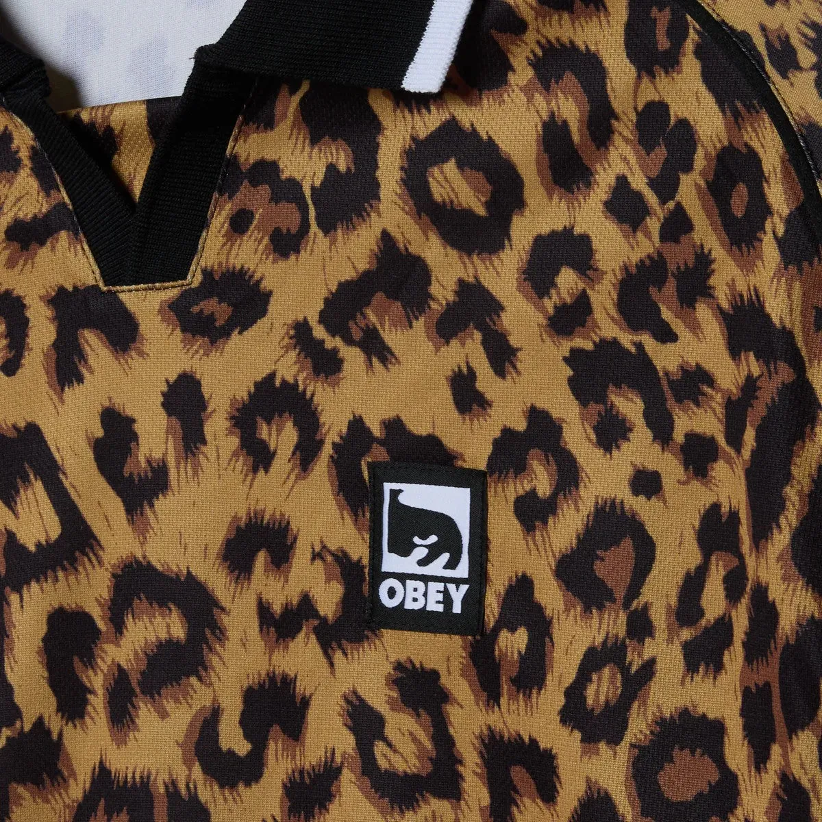 Obey Polo Collar Sports Shirt Leopard sold by Kong product image thumbnail 3