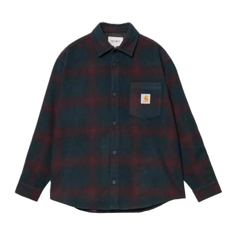 Brennan Shirt Jac Check, Deep Lagoon Rondo made by Carhartt WIP