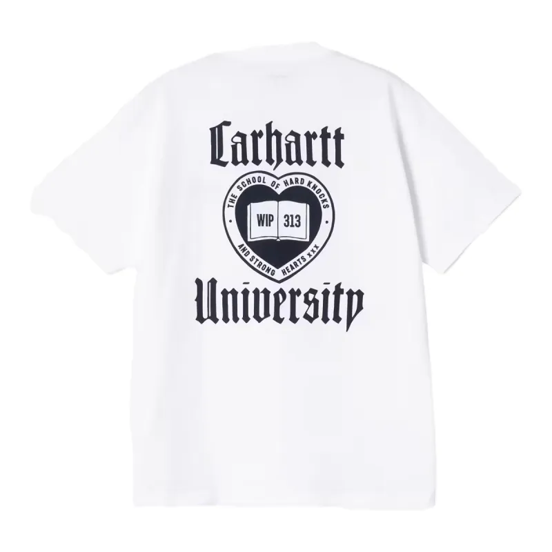 Carhartt Schooling T-Shirt White sold by Kong