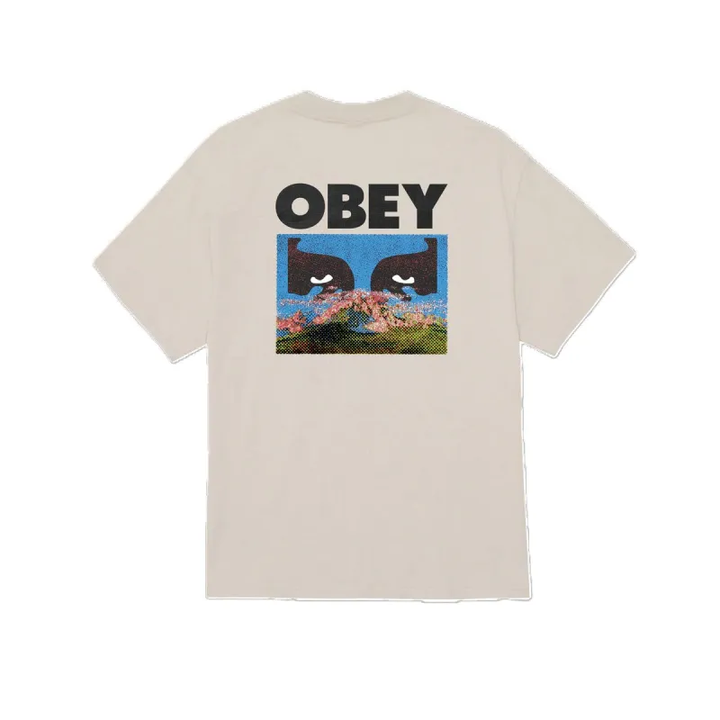 Obey In A Different Place Tee Silver Grey sold by Kong