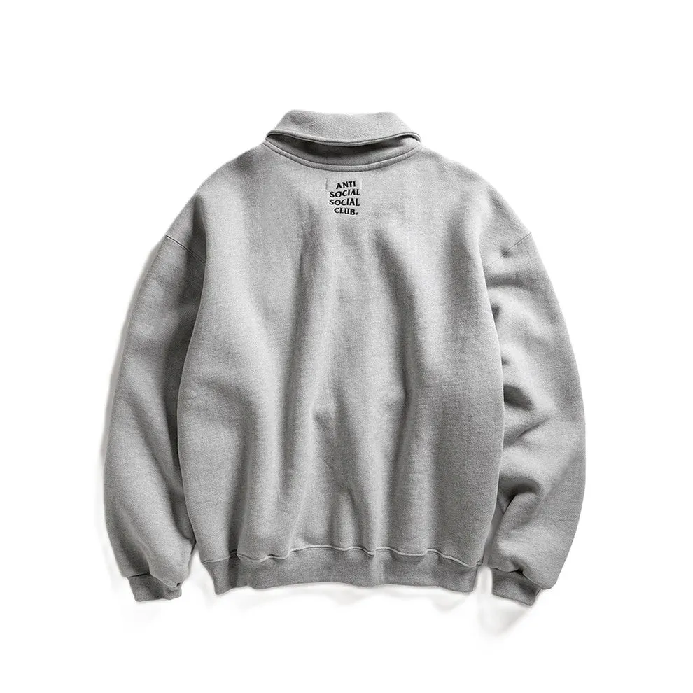 Anti Social Social Club Felt The Same Applique Quarter Zip sold by Kong product image thumbnail 2