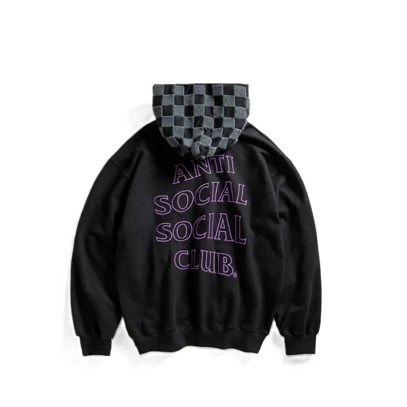 Anti Social Social Club Chenille Checkered Hoodie sold by Kong