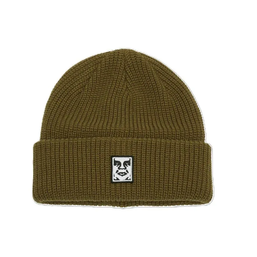 Obey Mid Icon Patch Cuff Beanie sold by Kong