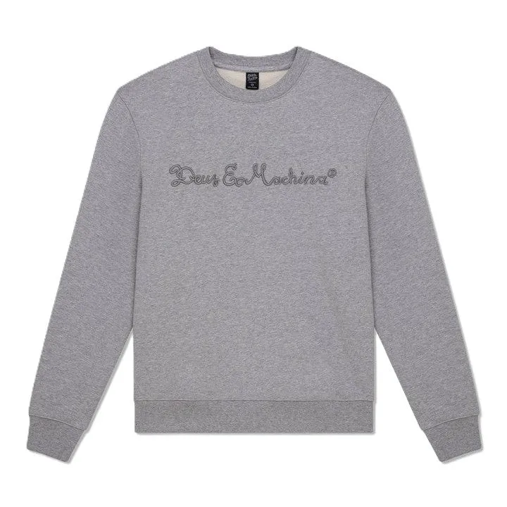 Deus Noodle Crew Sweatshirt Grey Marle sold by Kong