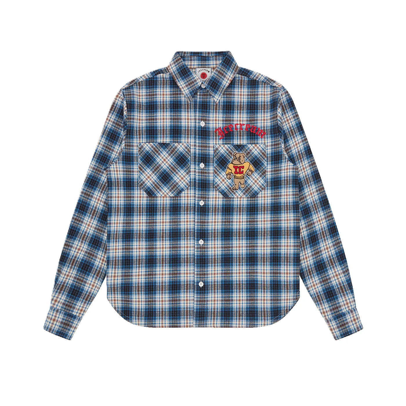 ICECREAM Mascot Check LS Shirt sold by Kong