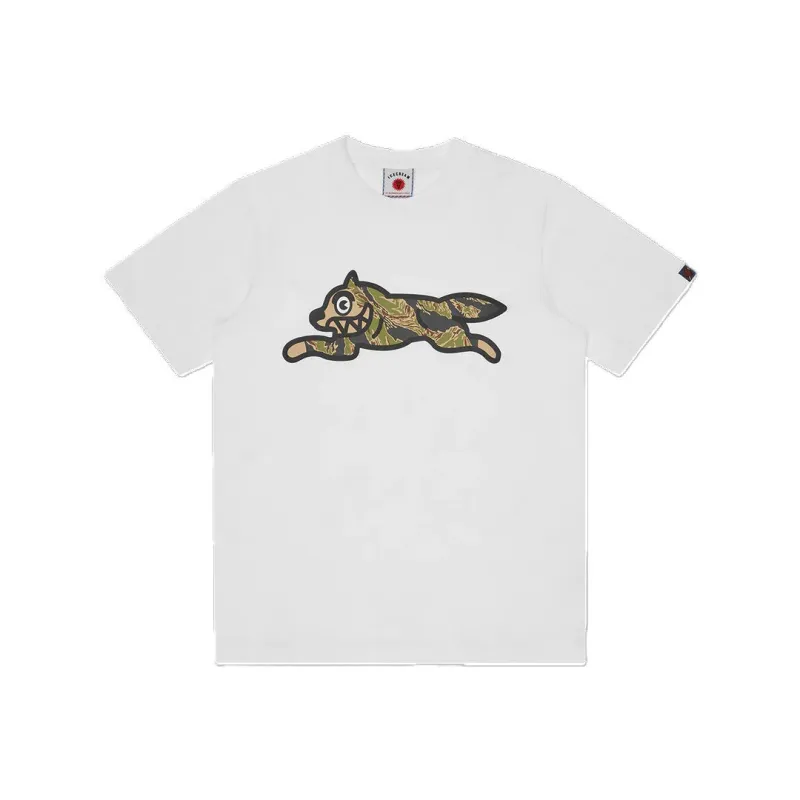 ICECREAM Tiger Stripe Running Dog T-Shirt sold by Kong