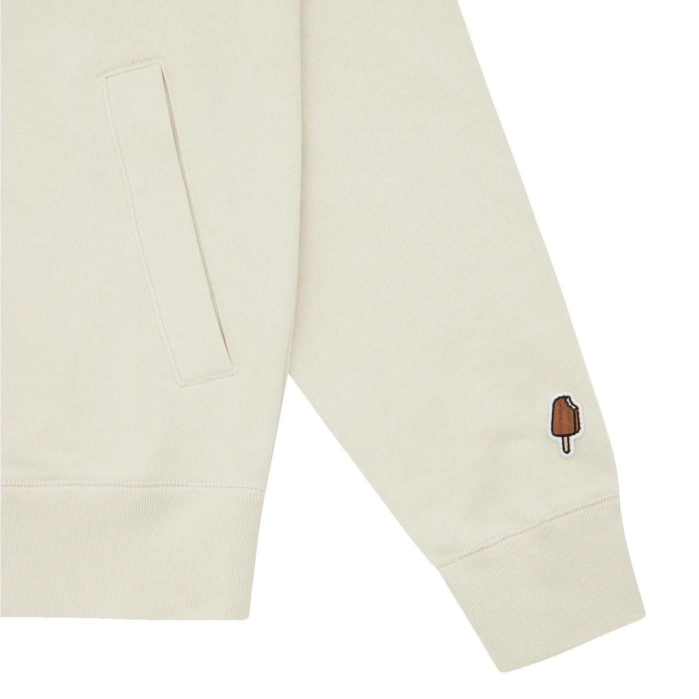 ICECREAM Waitress Zip Through Hood Oat sold by Kong product image thumbnail 4