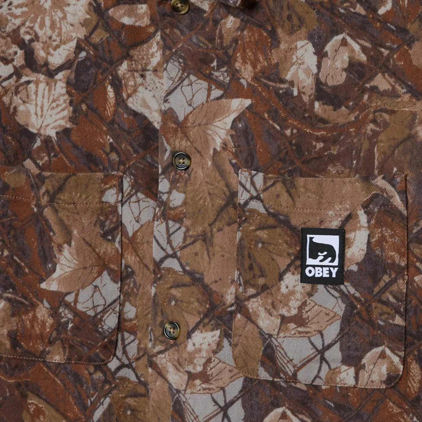 Obey Fence Camo Woven Shirt sold by Kong product image thumbnail 3