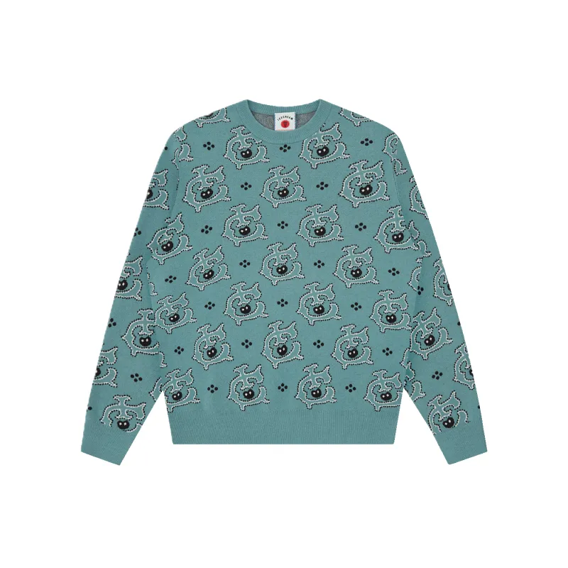 ICECREAM Monogram Knitted Crewneck sold by Kong
