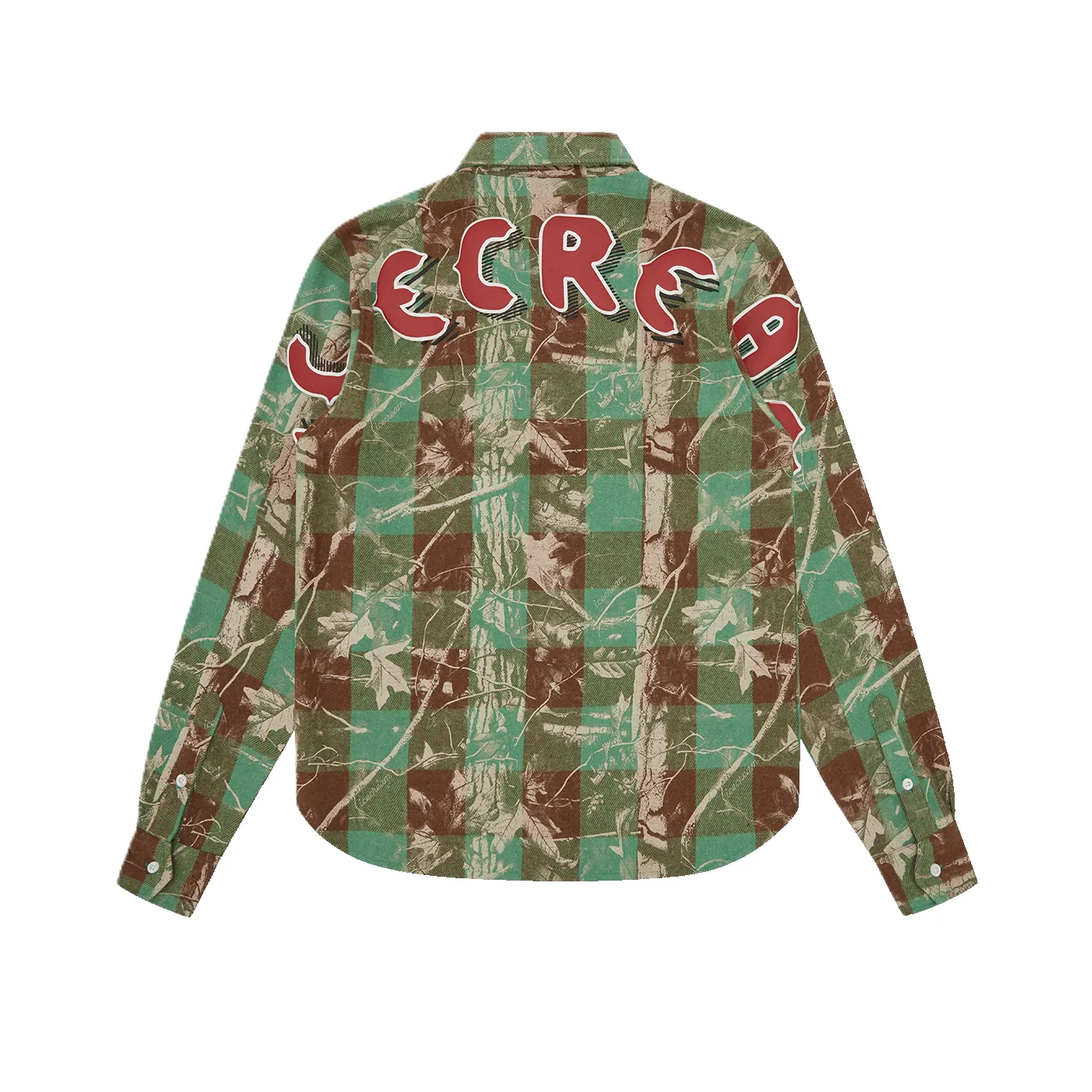 ICECREAM Tree Camo LS Check Shirt sold by Kong product image thumbnail 2