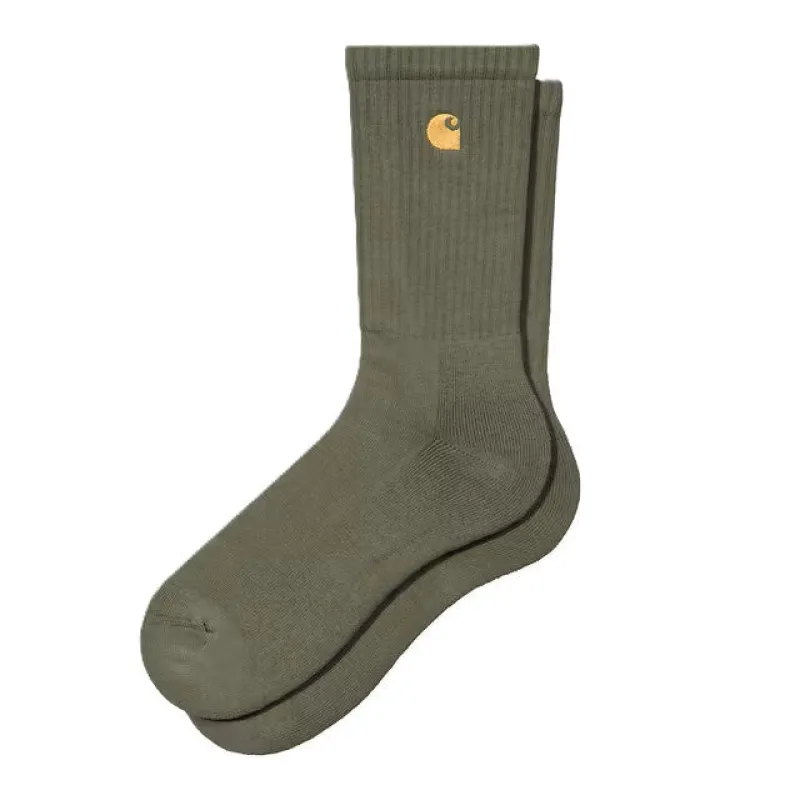 Carhartt WIP Chase Socks Leaf/Gold made by Carhartt WIP