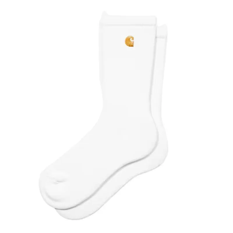 Carhartt WIP Chase Socks White/Gold sold by Kong