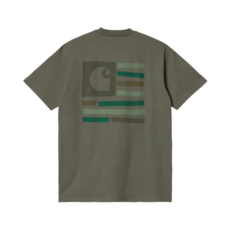Carhartt WIP S/S Medley State T Shirt Thyme sold by Kong