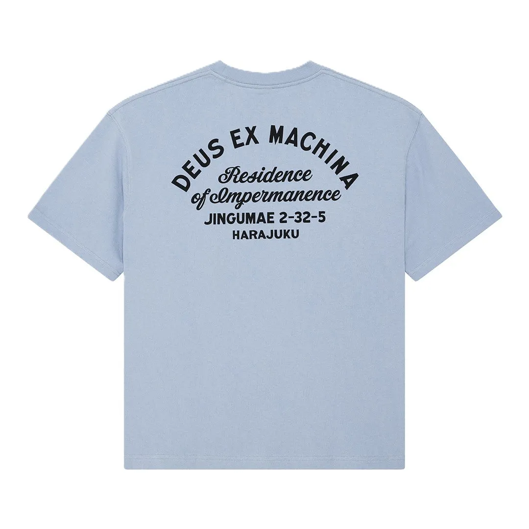 Deus Harajuku Sign Tee Cerulean Blue sold by Kong product image thumbnail 4