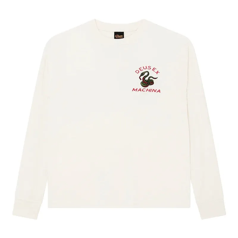 Deus Danger Noodle LS Tee Dirty White sold by Kong