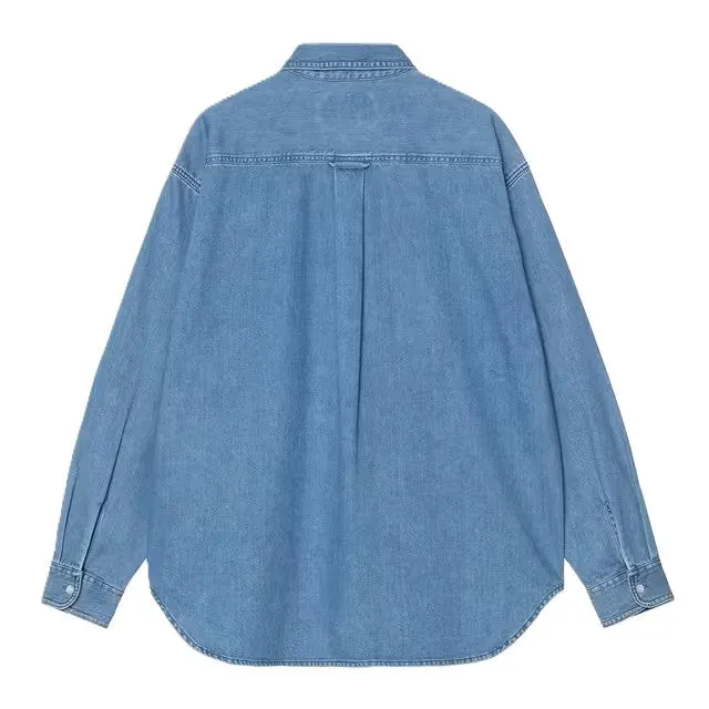 Carhartt L/S Lucas Shirt Cotton Denim sold by Kong product image thumbnail 3
