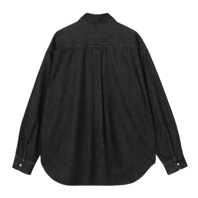 Carhartt L/S Lucas Shirt Cotton Denim sold by Kong product image thumbnail 4