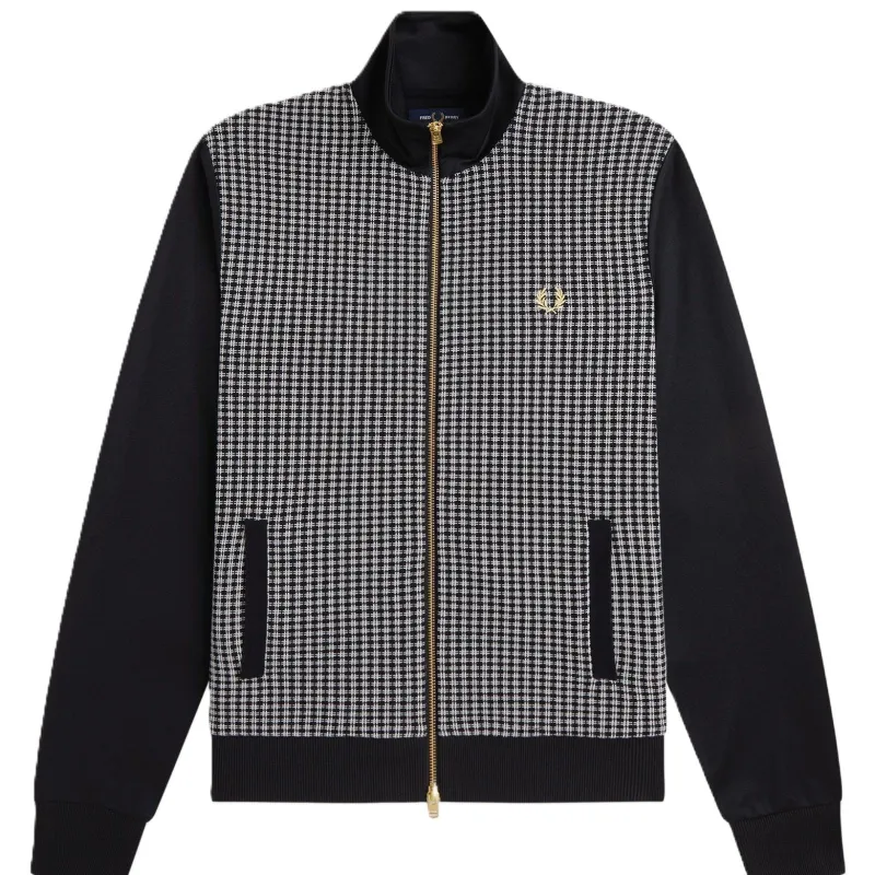 Fred Perry Knitted Front Track Jacket made by Fred Perry
