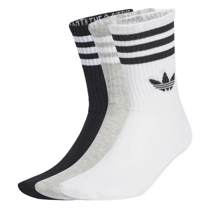 Adidas 3S CREW S 3P WHITE/MGREYH/BLACK made by Adidas