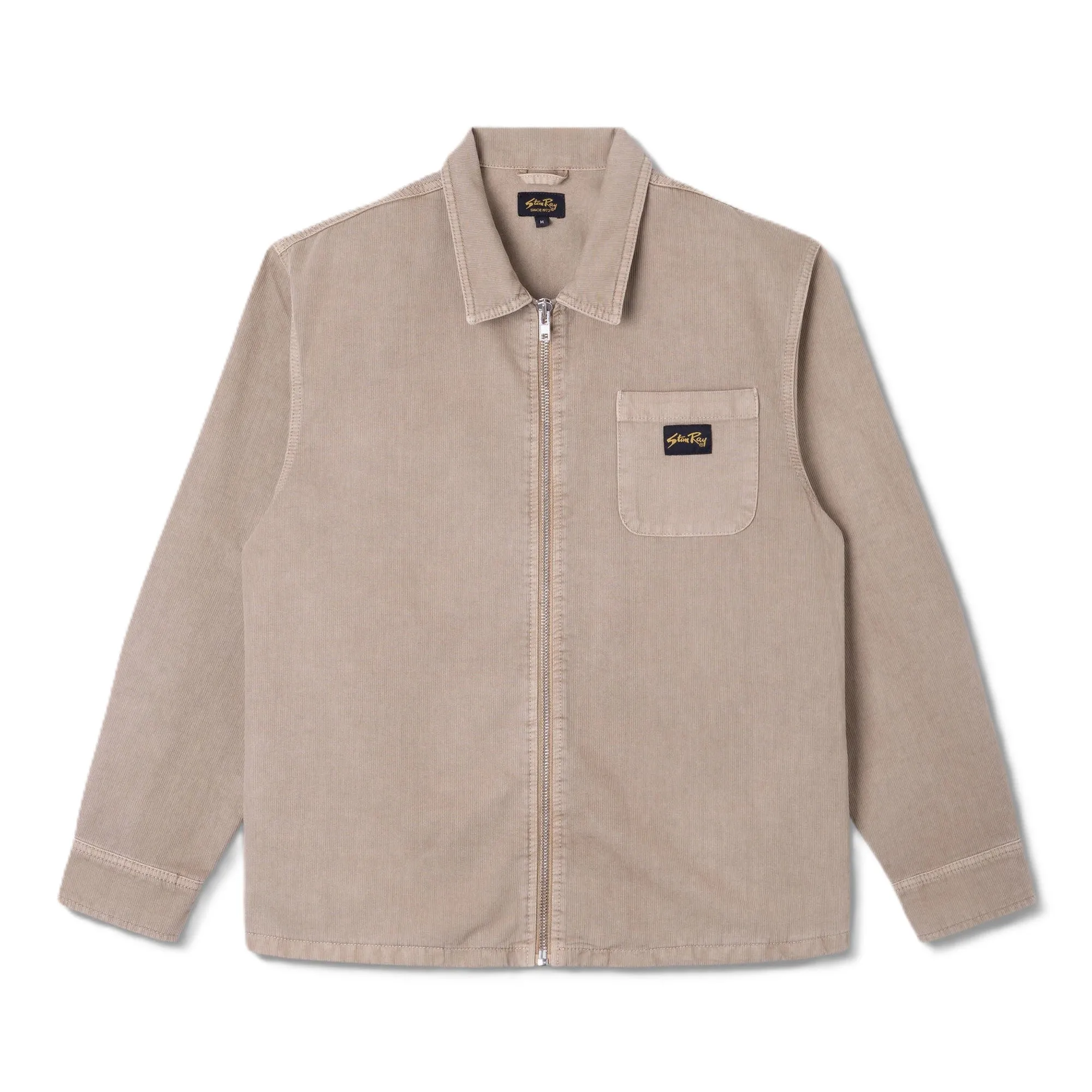 Stan Ray Zip Shirt Eucalyptus Bedford Cord sold by Kong