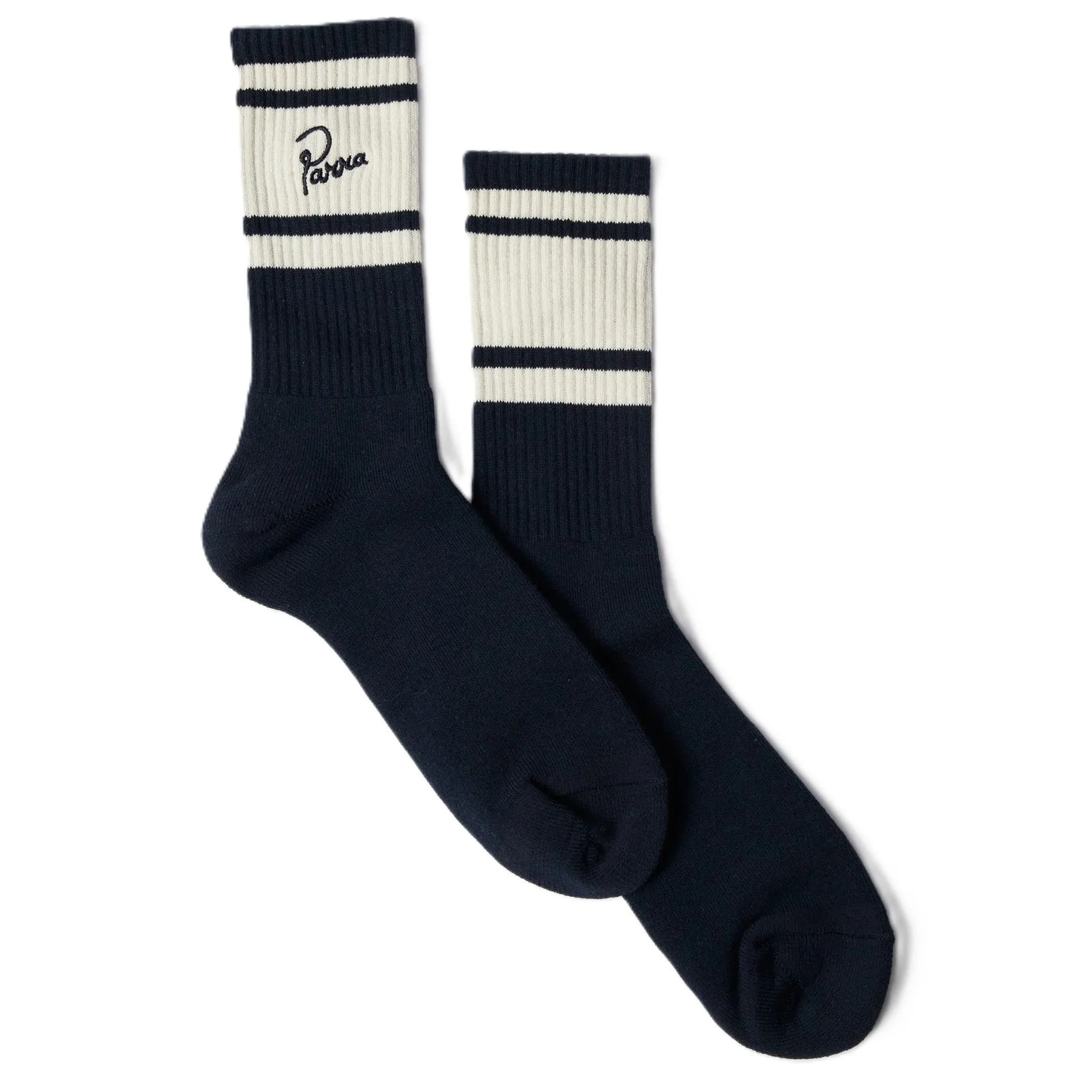 by Parra Signature striped crew socks sold by Kong