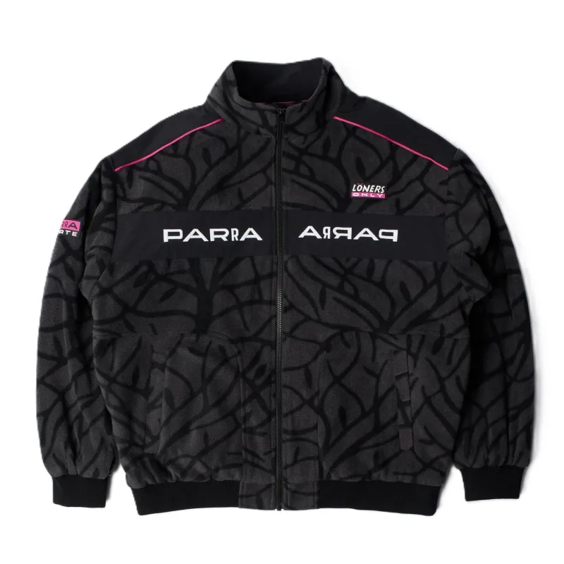 by Parra Loners only fleece jacket Black made by by Parra