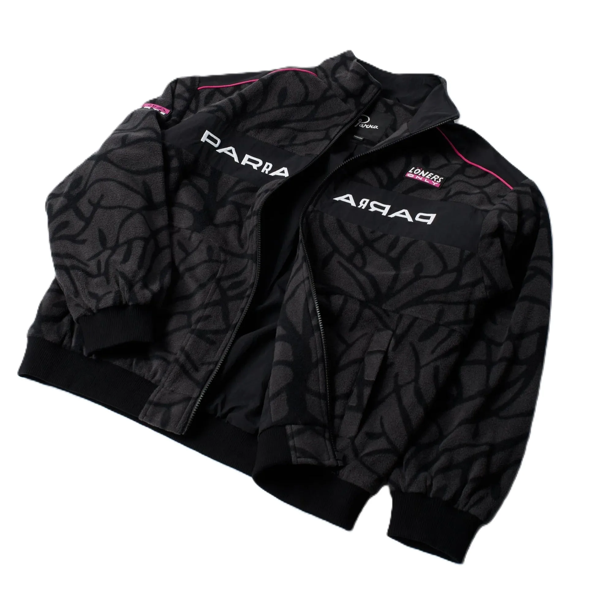 by Parra Loners only fleece jacket Black sold by Kong product image thumbnail 3