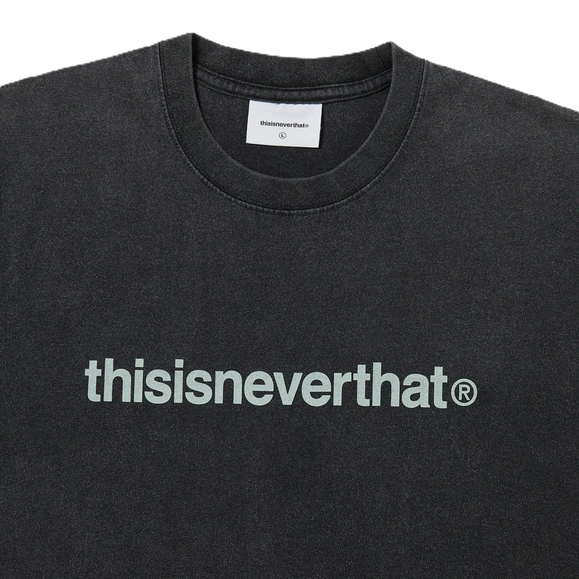 thisisneverthat T-Logo Tee Washed Black sold by Kong product image thumbnail 2