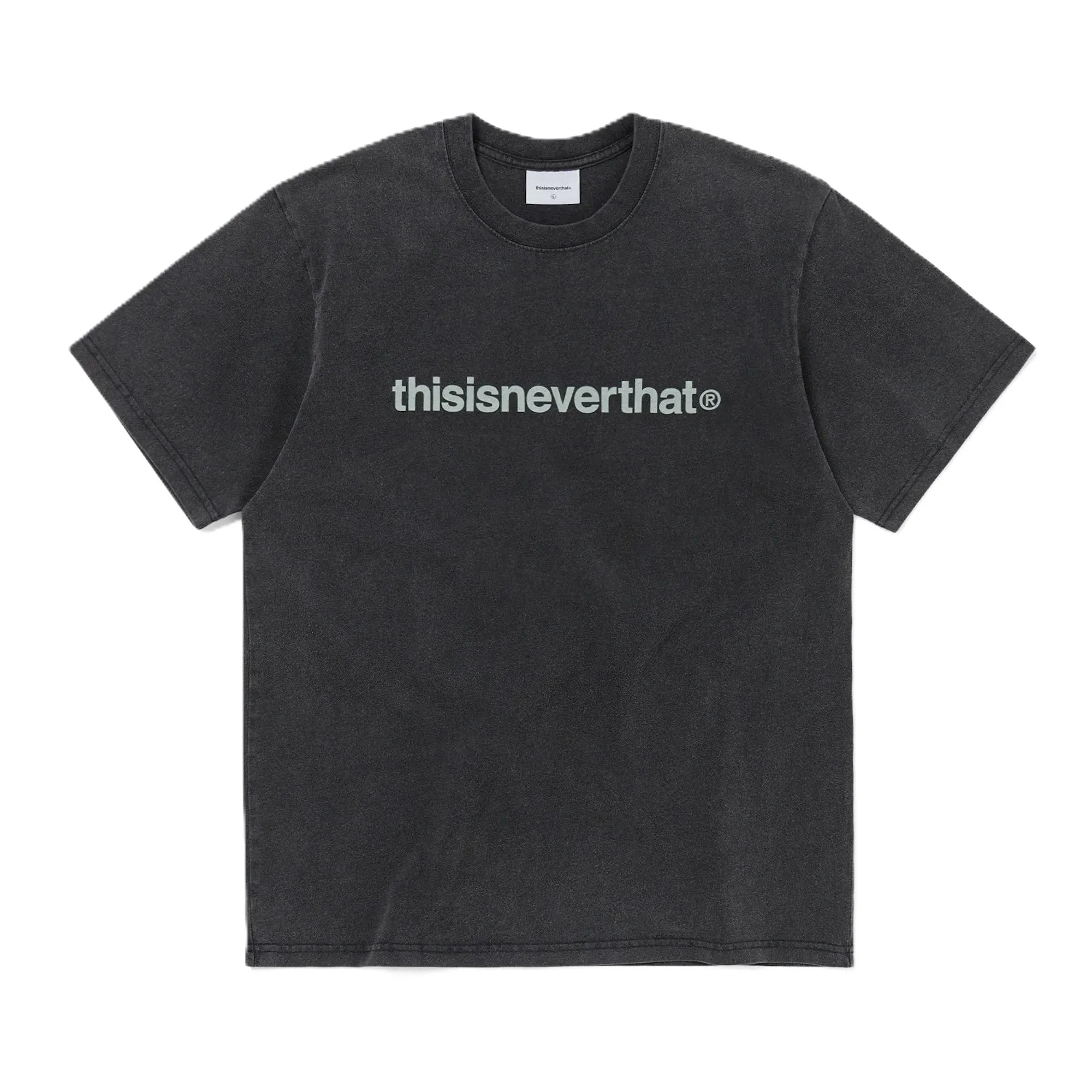 thisisneverthat T-Logo Tee Washed Black sold by Kong