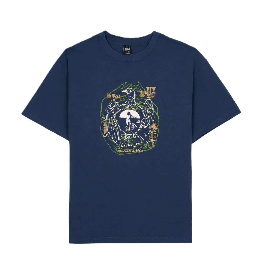 Brain Dead Earth Defense T-Shirt Slate sold by Kong