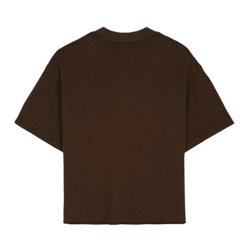 Brain Dead Boxy Thermal Mock Neck T-Shirt sold by Kong product image thumbnail 5