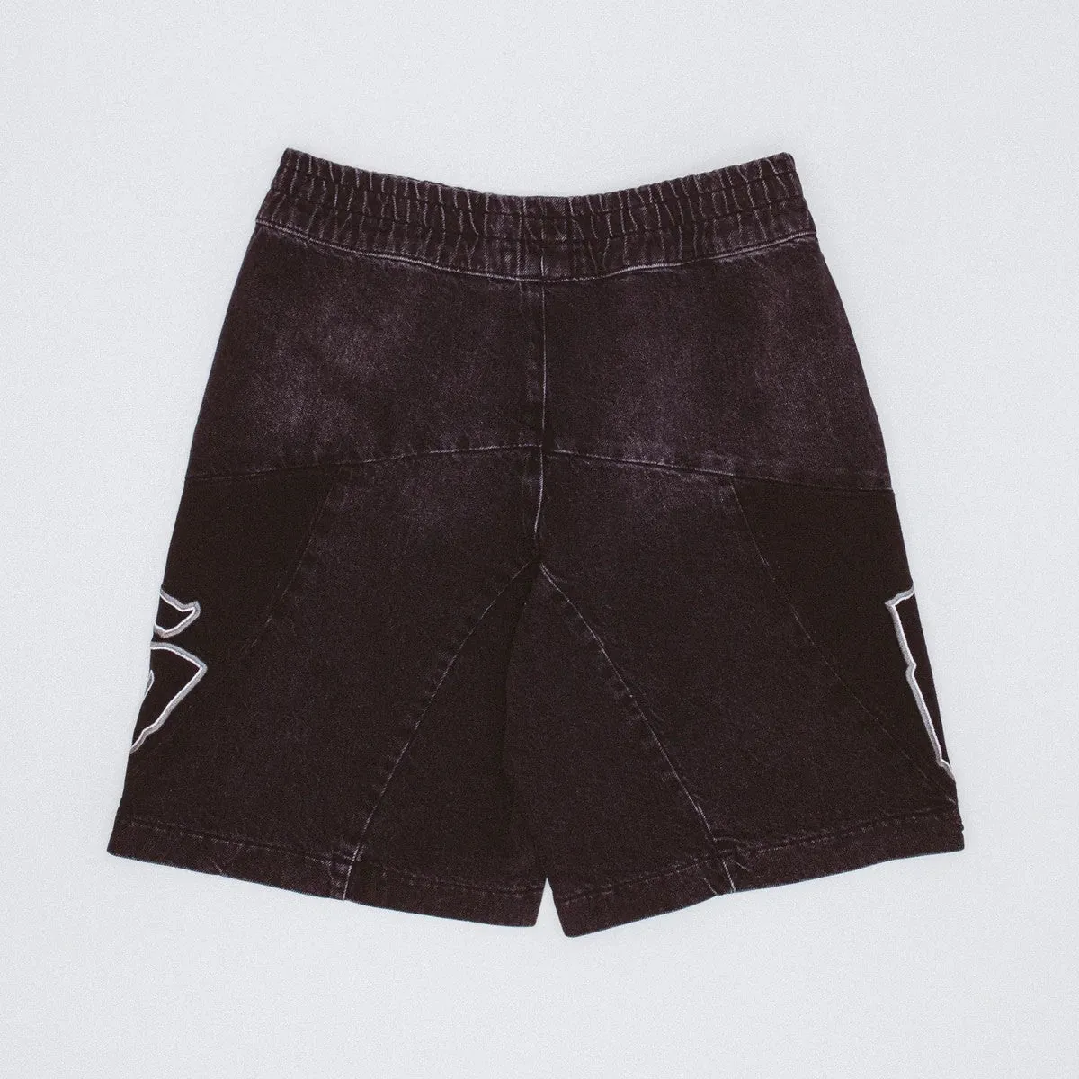 Moto Cotton Twill Shorts Black sold by Kong product image thumbnail 2