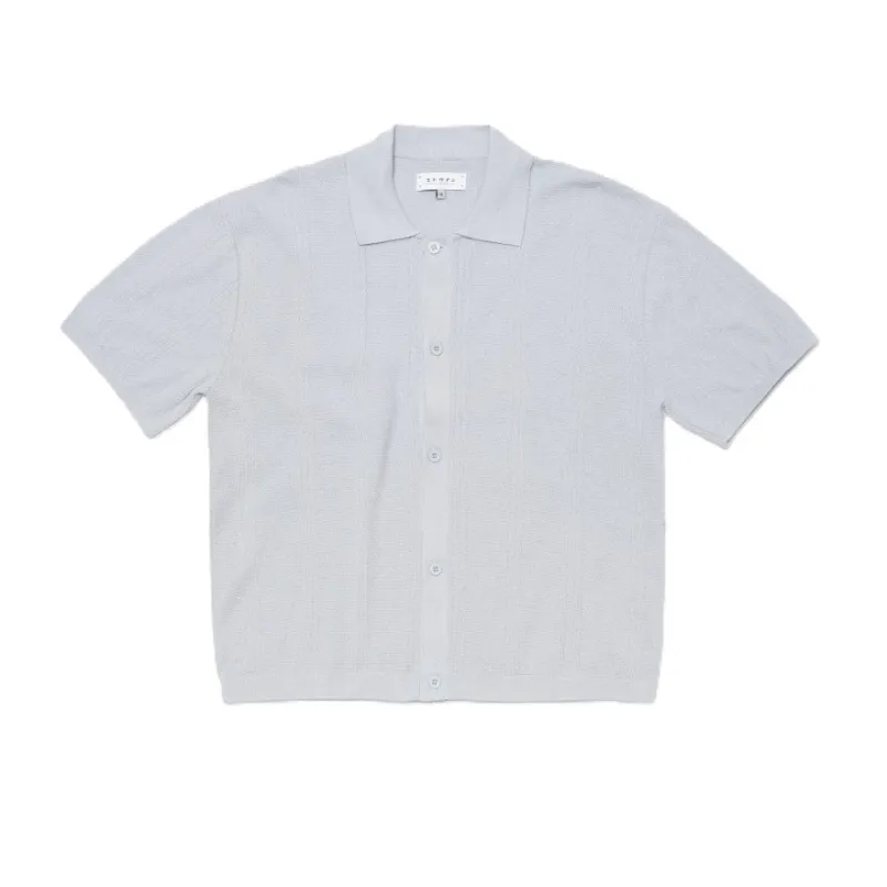 Edwin Luis Buttoned Polo Grey made by Edwin