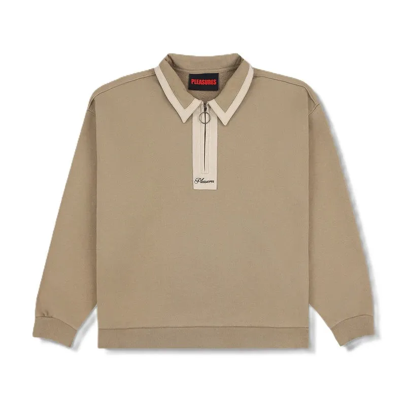 Pleasures Drift Zip Polo made by Pleasures