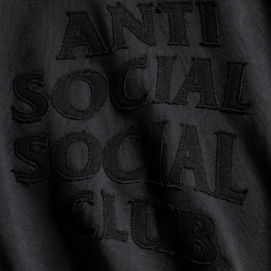Anti Social Social Club Toned Down Applique Hoodie sold by Kong product image thumbnail 3