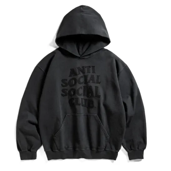 Anti Social Social Club Toned Down Applique Hoodie sold by Kong