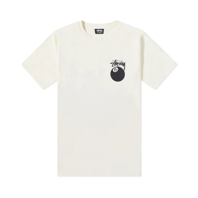 Stussy 8 Ball Pigment Dyed Tee Natural sold by Kong